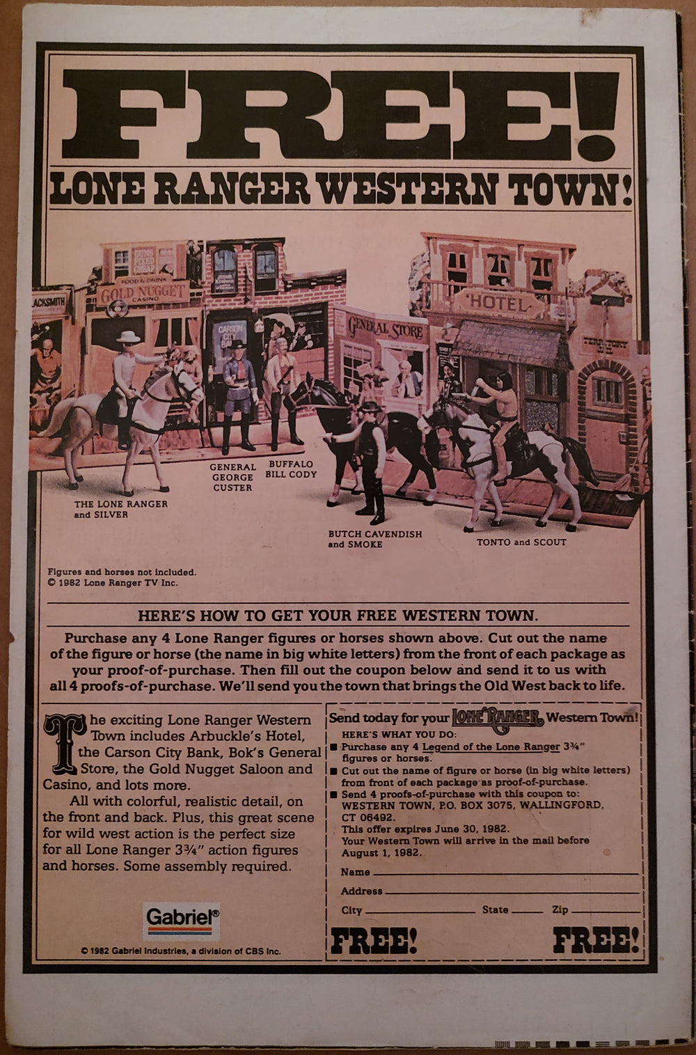 The Amazing Spider-Man #227 Comic Book Back Cover