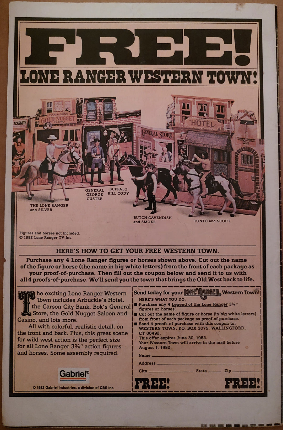 The Amazing Spider-Man #227 Comic Book Back Cover