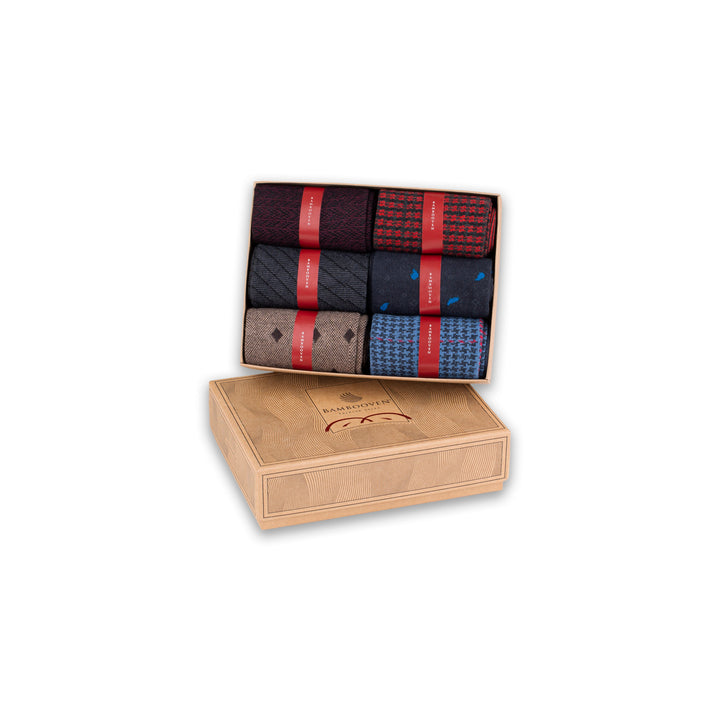 Men’s Bamboo Dress and Trouser Socks 6-Pack - 638