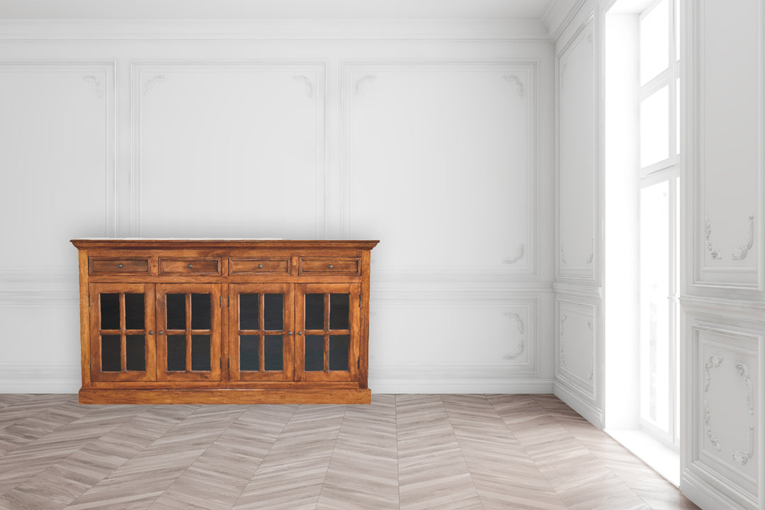 Large Glazed Sideboard Photo 11