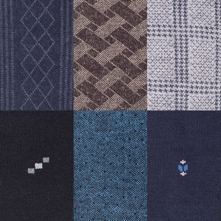 Men’s Bamboo Dress and Trouser Socks 6-Pack - 595