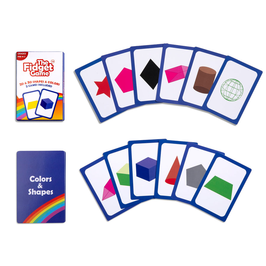 2D and 3D Shapes and Colors Card Pack