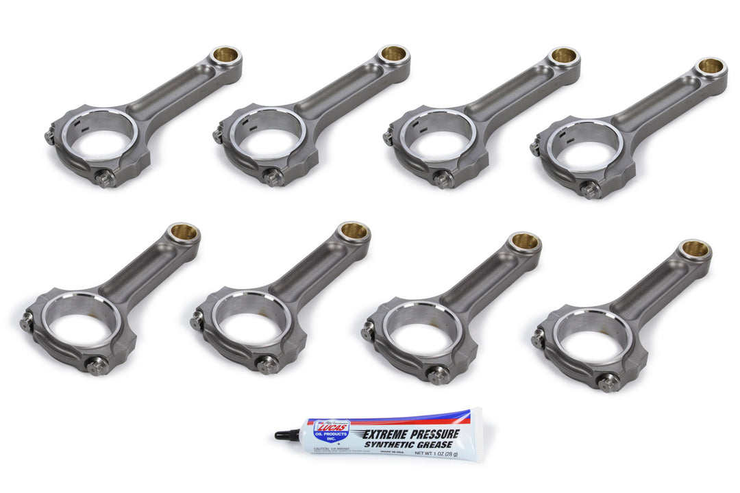 SBC 4340 I-Beam Rod Set 6.125 2.100 Pin Dia.