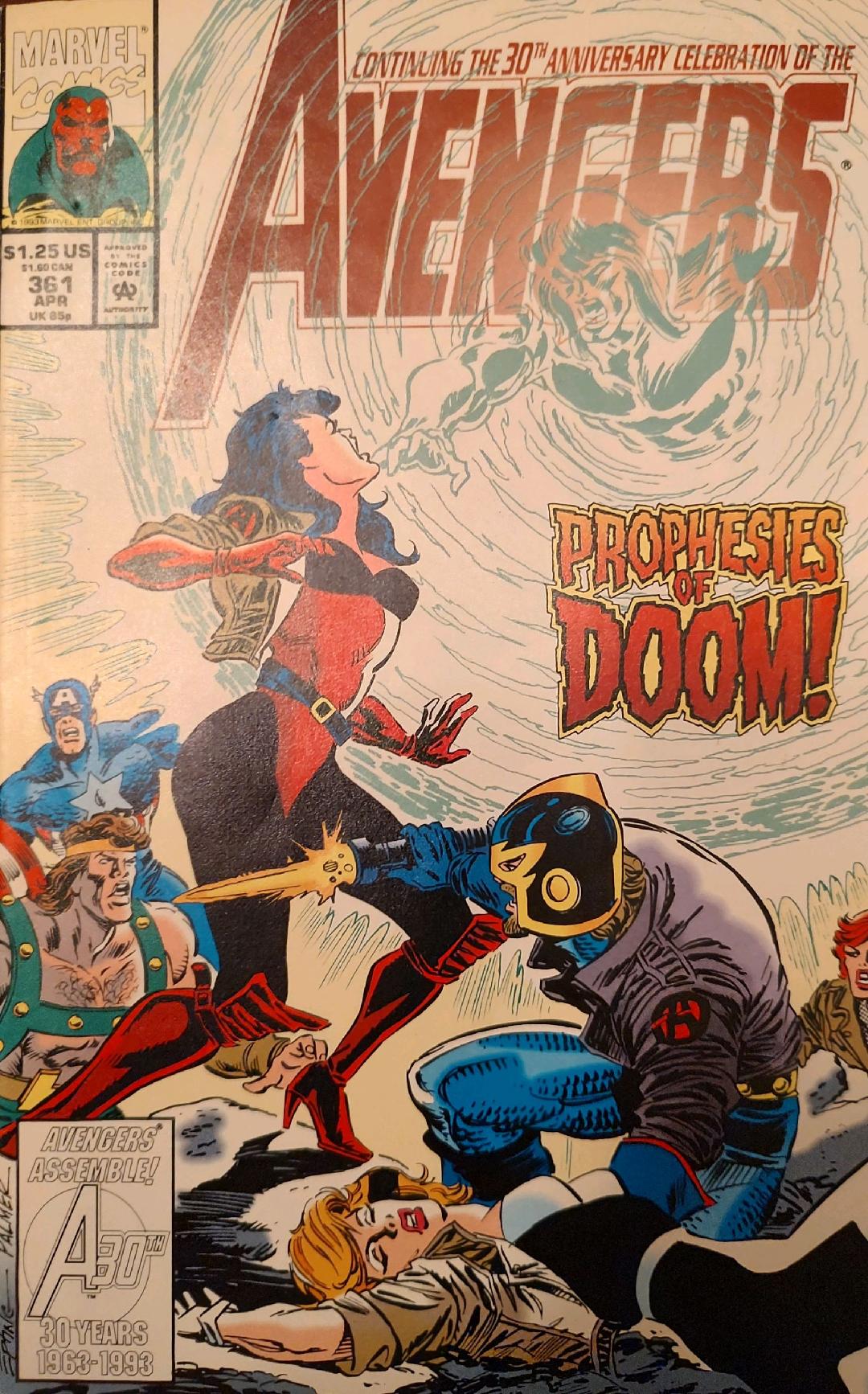 The Avengers #361 Comic Book