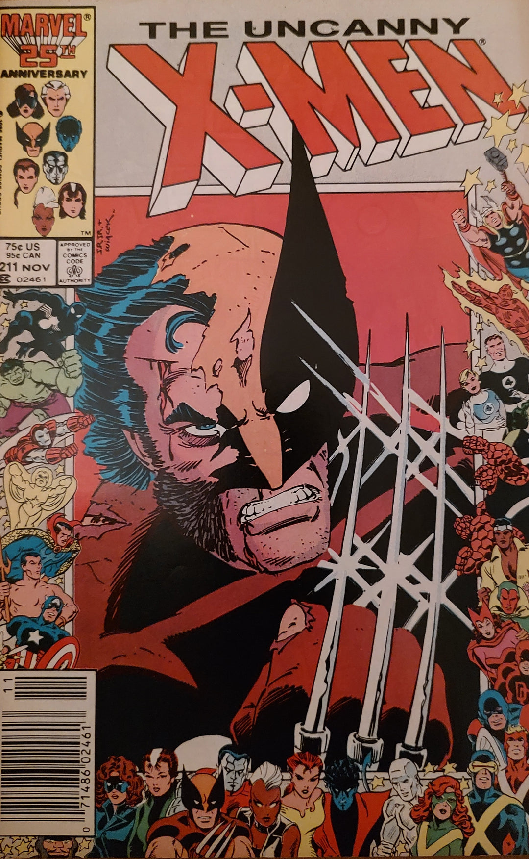 The Uncanny X-Men #211 Comic Book