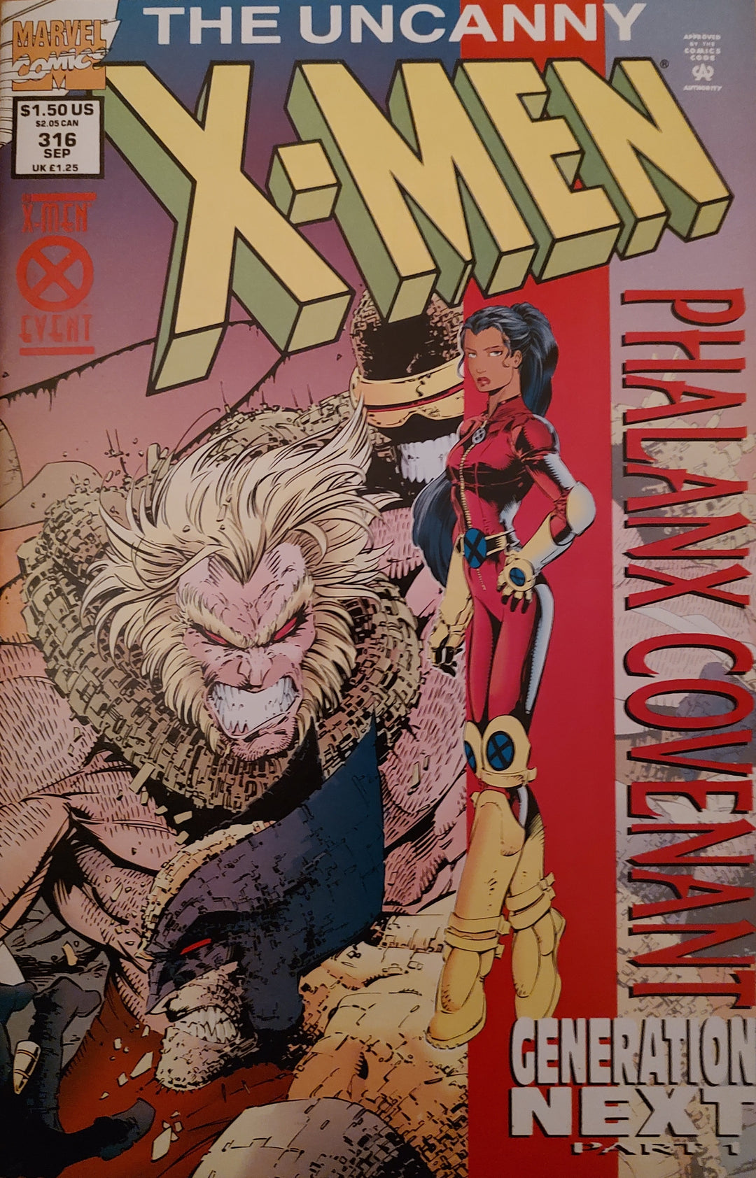 Uncanny X-Men #316 Comic Book