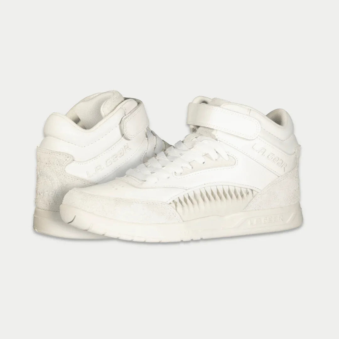 LA Gear Men's Flame Retro High-top White
