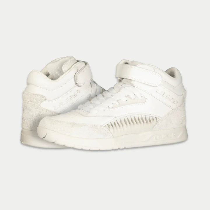 LA Gear Men's Flame Retro High-top White