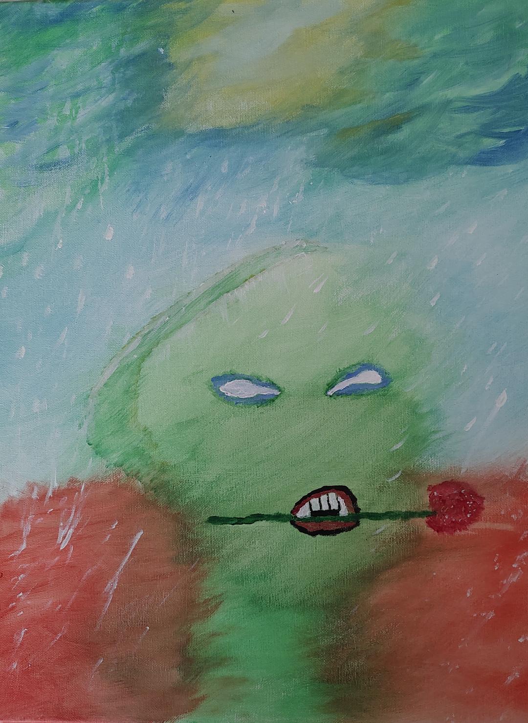 Paul Morabito "PO" Foreign Love Painting Front Photo