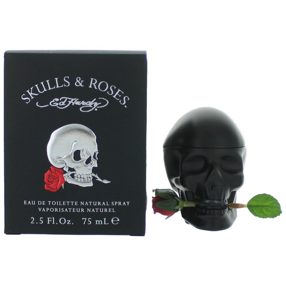 Ed Hardy Skulls & Roses by Ed Hardy, 2.5 oz. Eau De Toilette Spray for Men