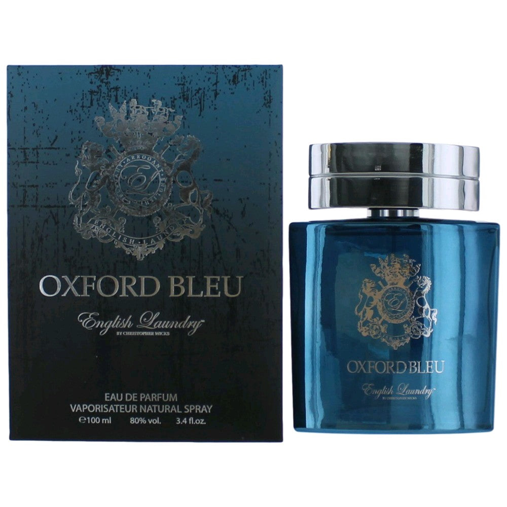 Oxford Bleu by English Laundry, 3.4 oz. Eau De Parfum Spray for Men