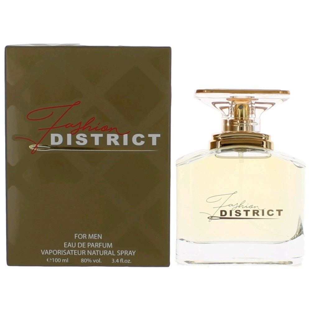Fashion District by Fashion District, 3.4 oz. Eau De Parfum Spray for Men