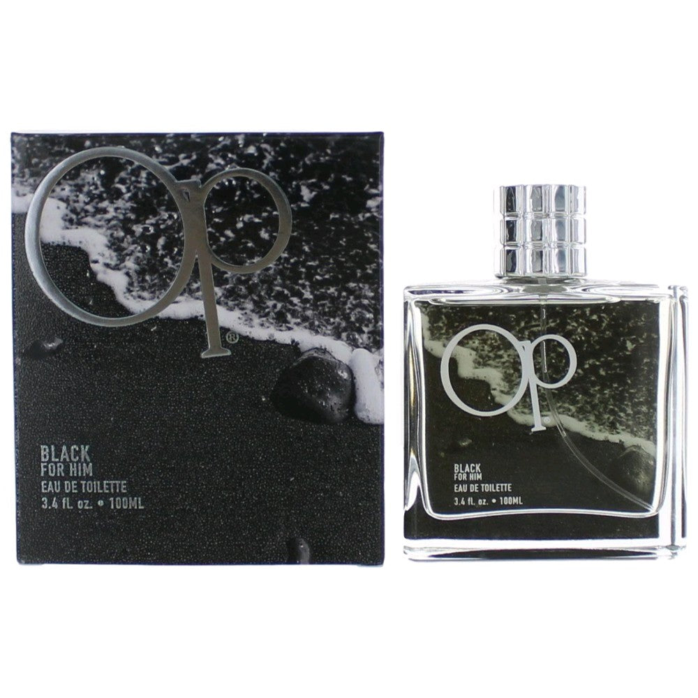 OP Black For Him by Ocean Pacific, 3.4 oz. Eau De Toilette Spray for Men