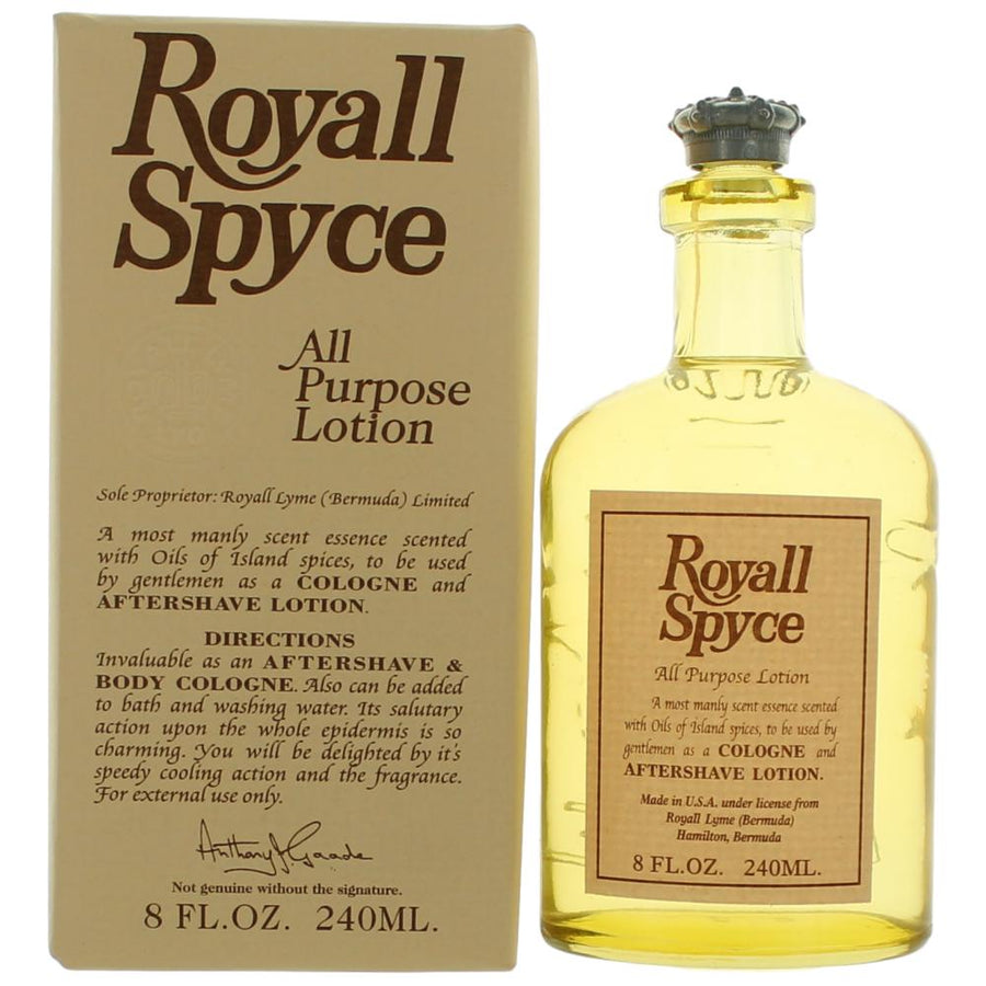 Royall Spyce by Royall Fragrances, 8 oz All Purpose Lotion for Men