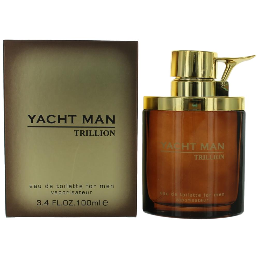 Yacht Man Trillion by Myrurgia, 3.4 oz. Eau De Toilette Spray for Men