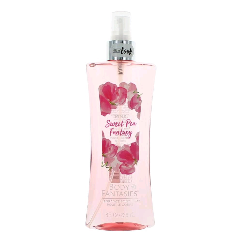 Pink Sweet Pea Fantasy by Body Fantasies, 8 oz. Fragrance Body Spray for Women