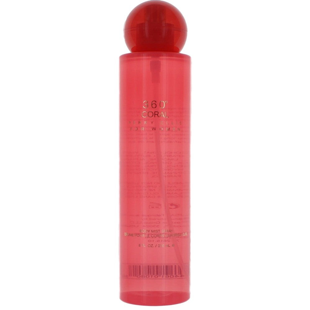 Perry Ellis 360 Coral by Perry Ellis, 8 oz. Body Mist for Women