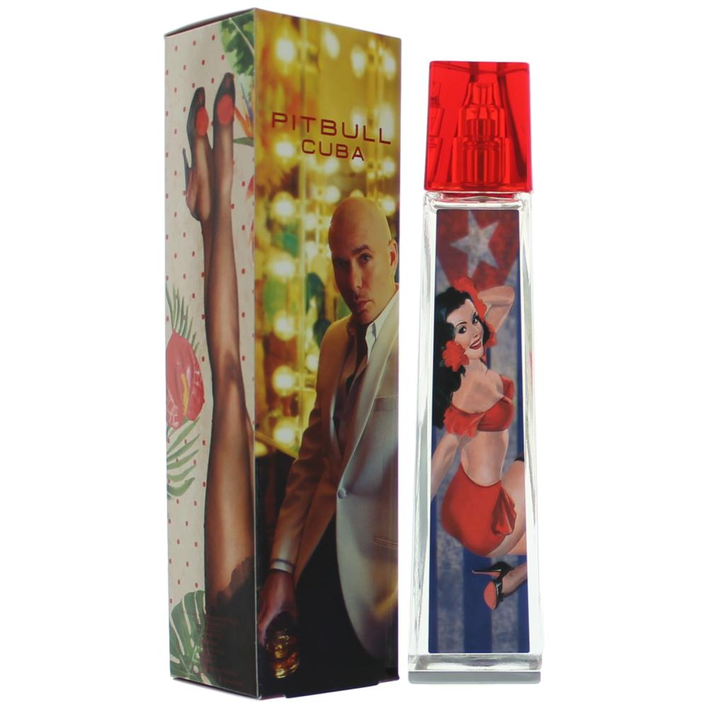 Pitbull Cuba Woman by Pitbull, 3.4 oz. Eau De Parfum Spray for Women