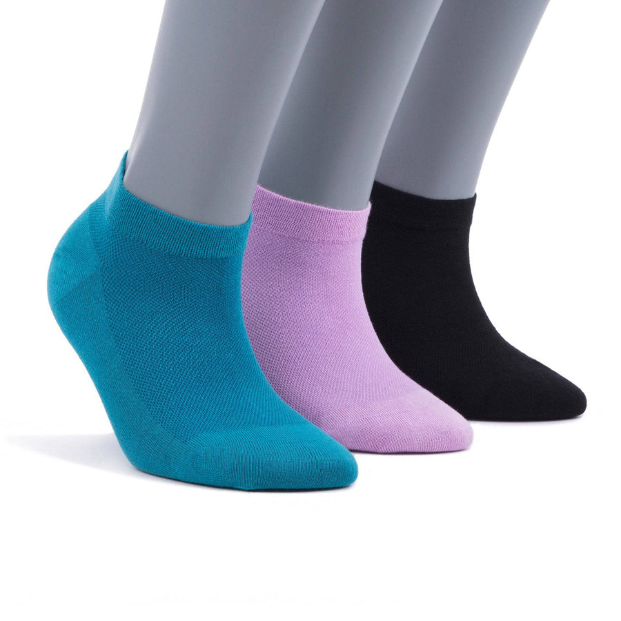 Women’s Bamboo Ankle Socks 3-Pack - 523