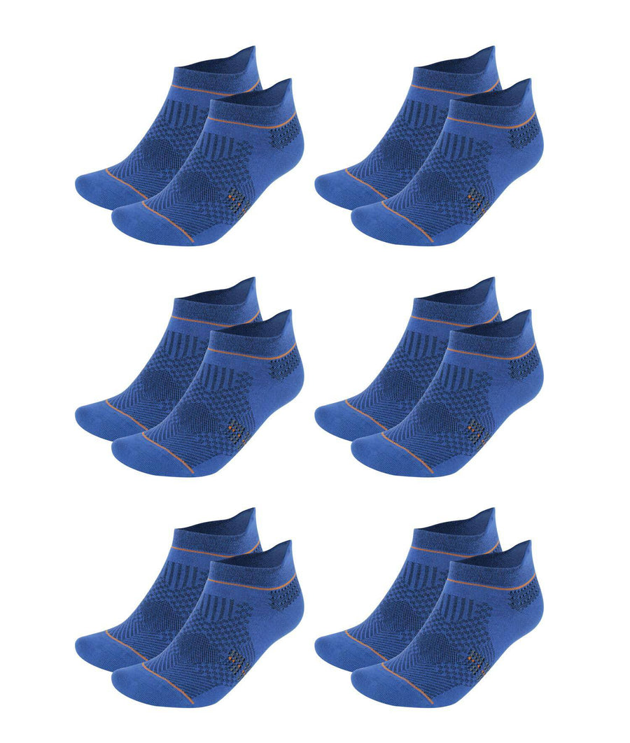 Men's and Women's Bamboo Ankle Socks 6-Pack