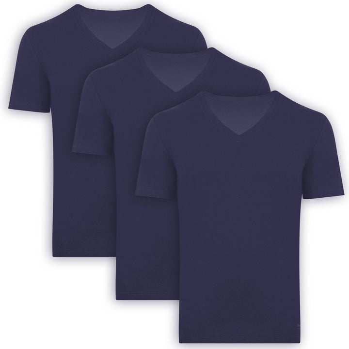 Men's Bamboo V-Neck Undershirt (3 Pack)