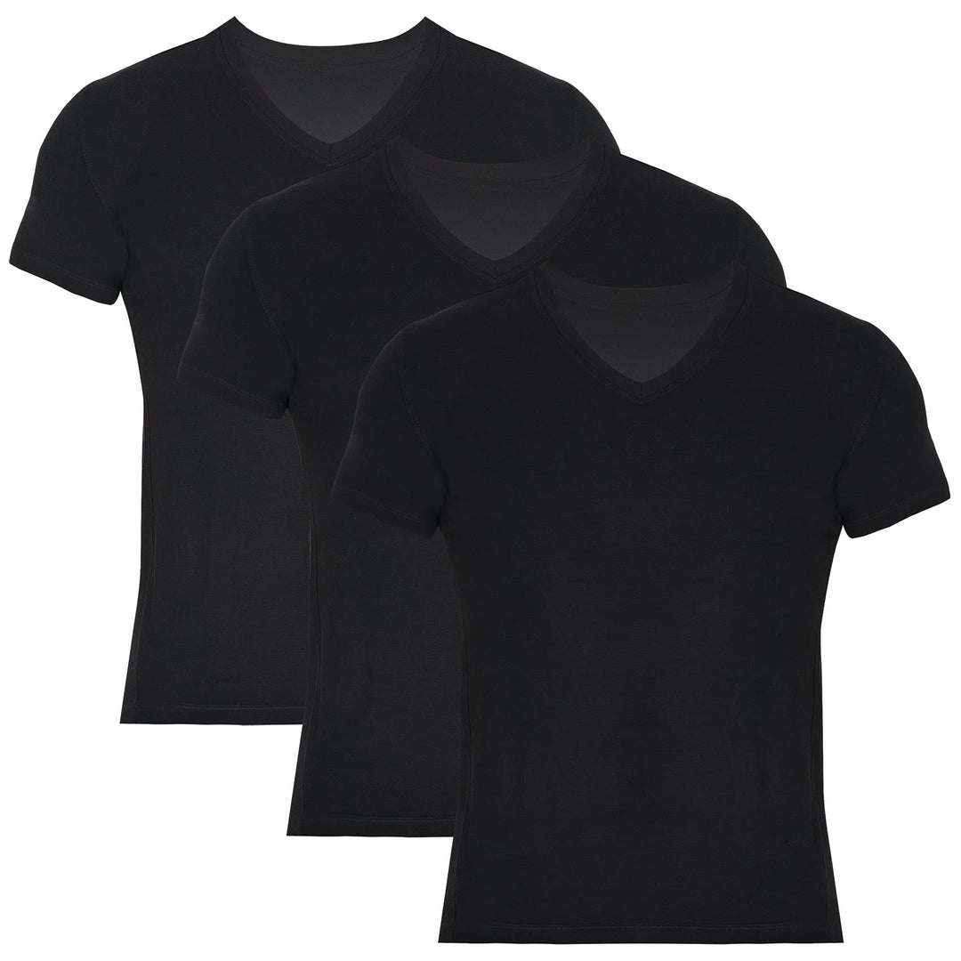 Men's Bamboo V-Neck Undershirt (3 Pack)