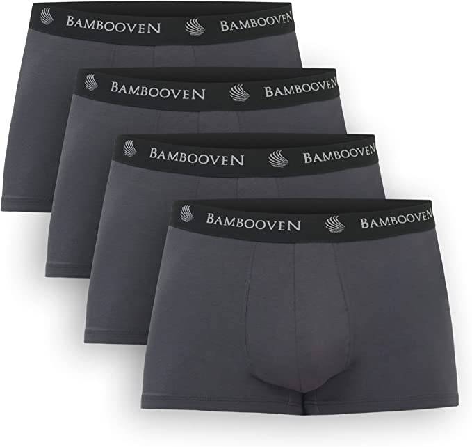 Men’s Bamboo Trunks with Pouch 4-Pack