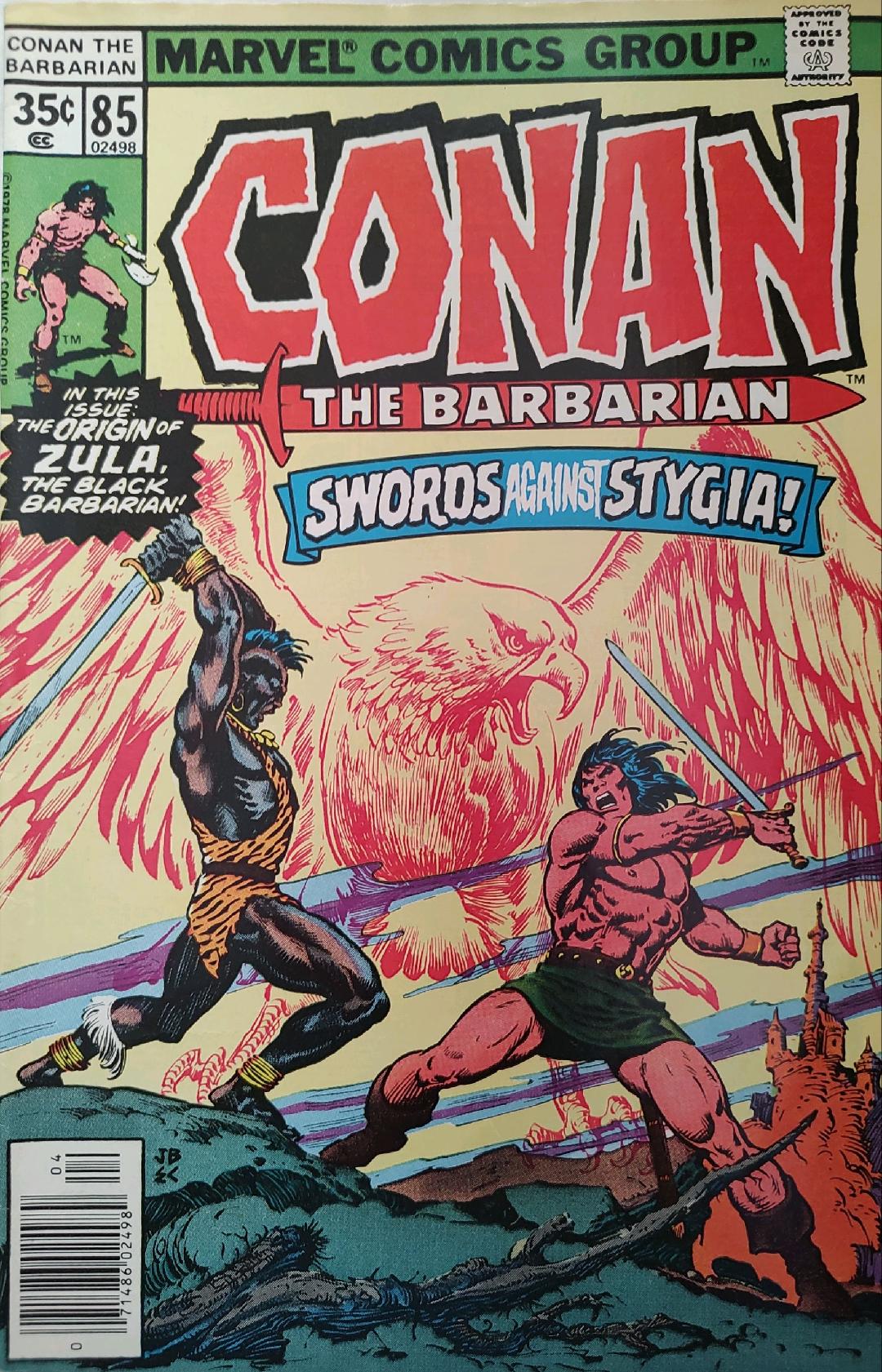 Conan the Barbarian #85 Comic Book Cover