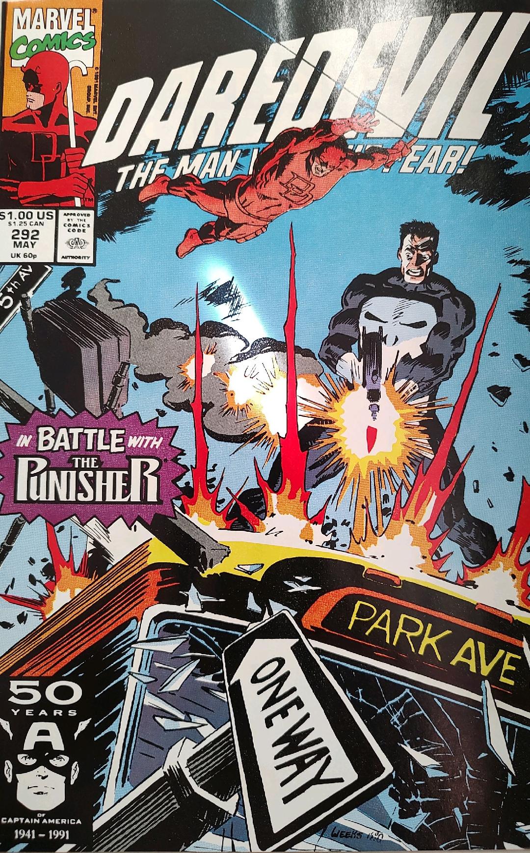 DareDevil #292 Comic Book Cover