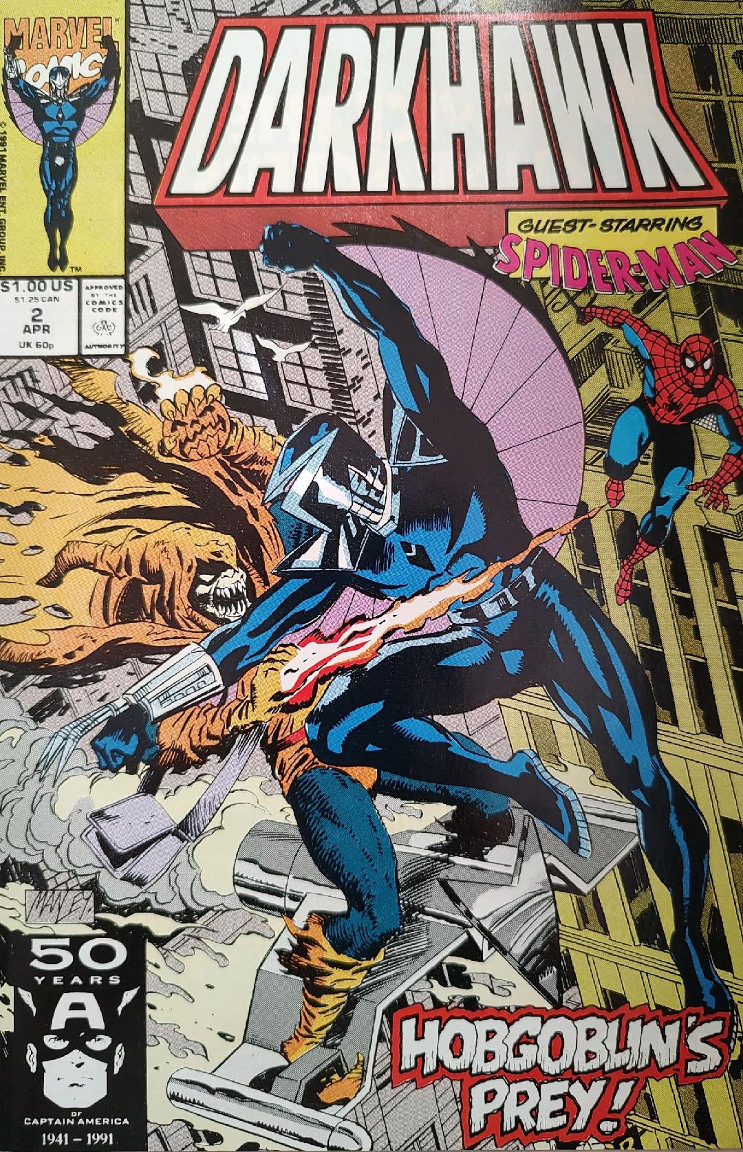 DarkHawk #2 Comic Book Cover