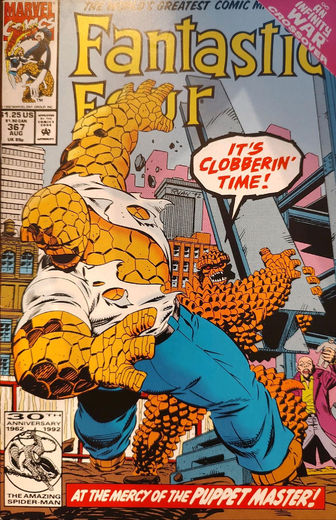 Fantastic Four #367 Comic Book Cover