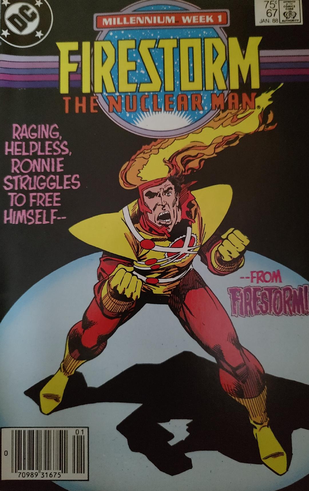 FireStorm The Nuclear Man #67 Comic Book Cover