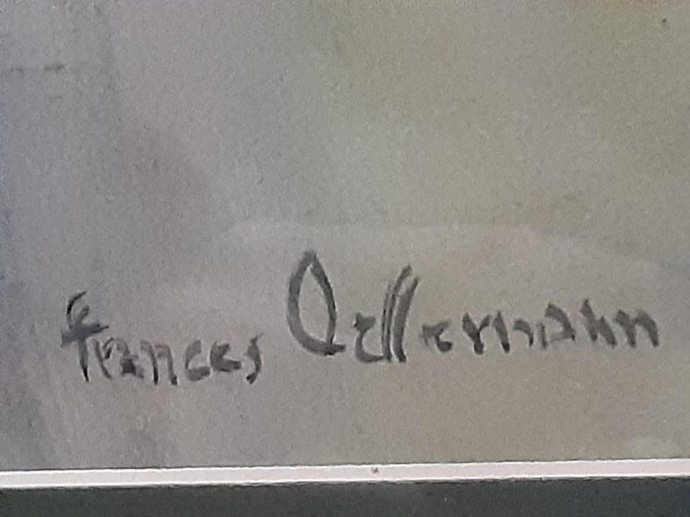 Frances Painting of an Angel Signature Photo