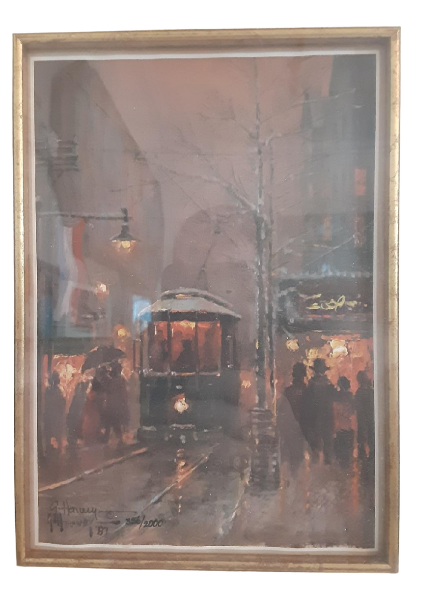 Gerald Harvey Limited Edition Print Evening Trolley Front Photo