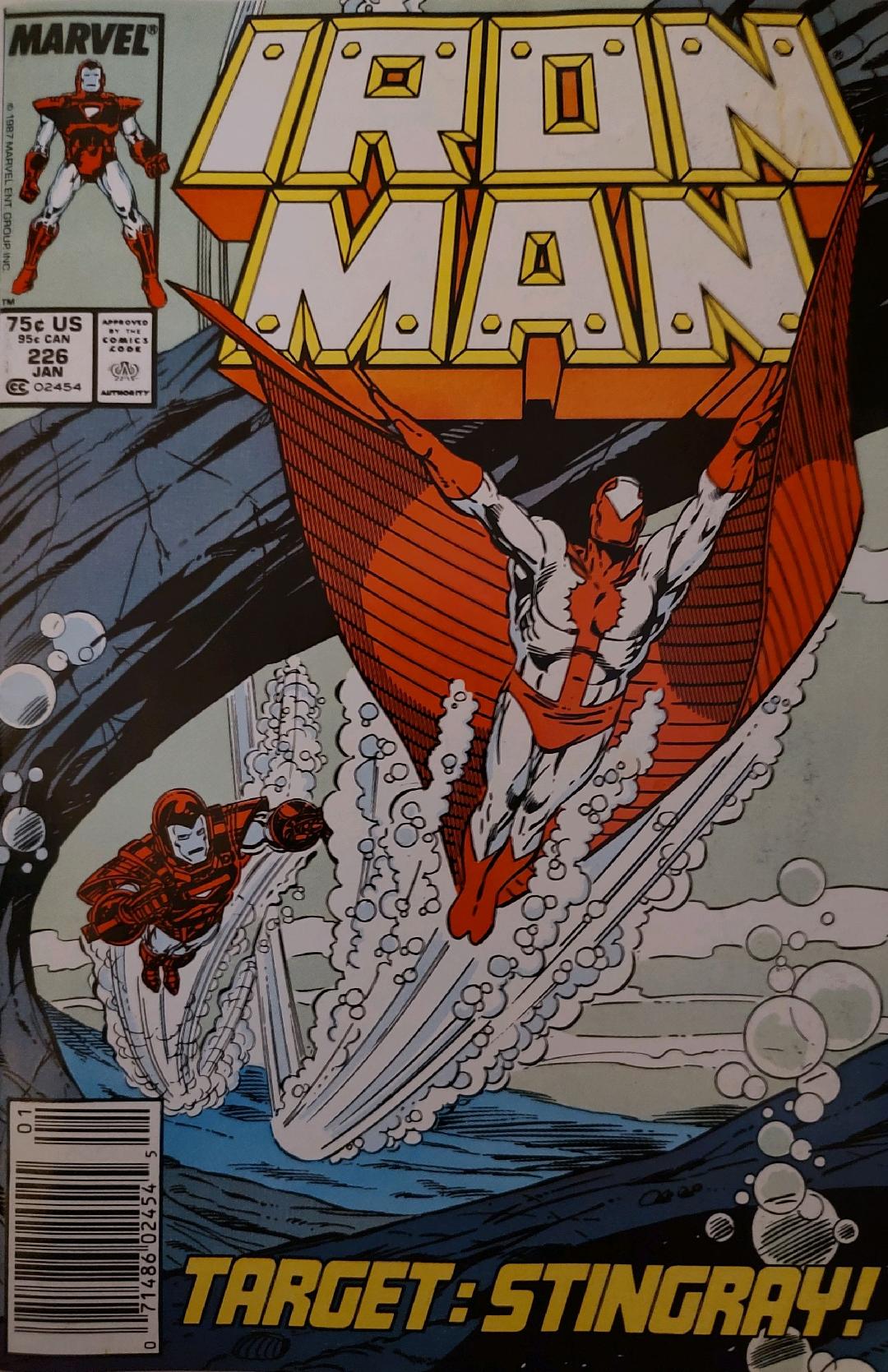 Iron Man #226 Comic Book Cover