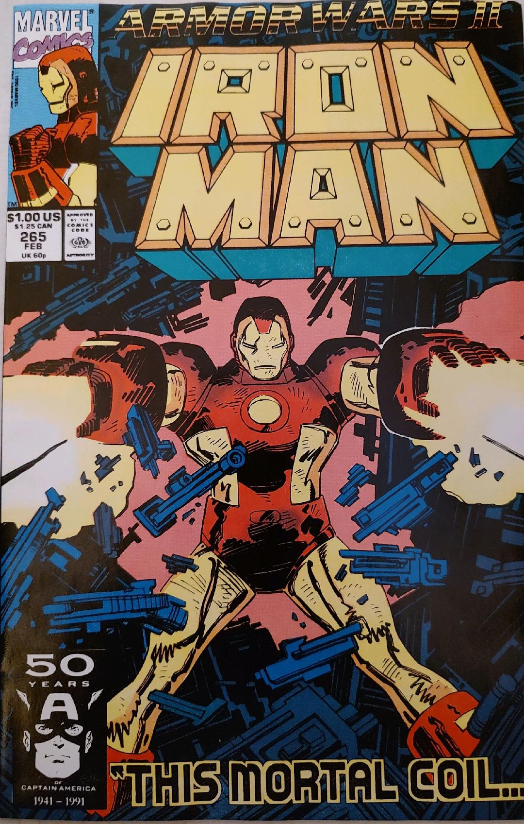Iron Man #265 Comic Book Cover
