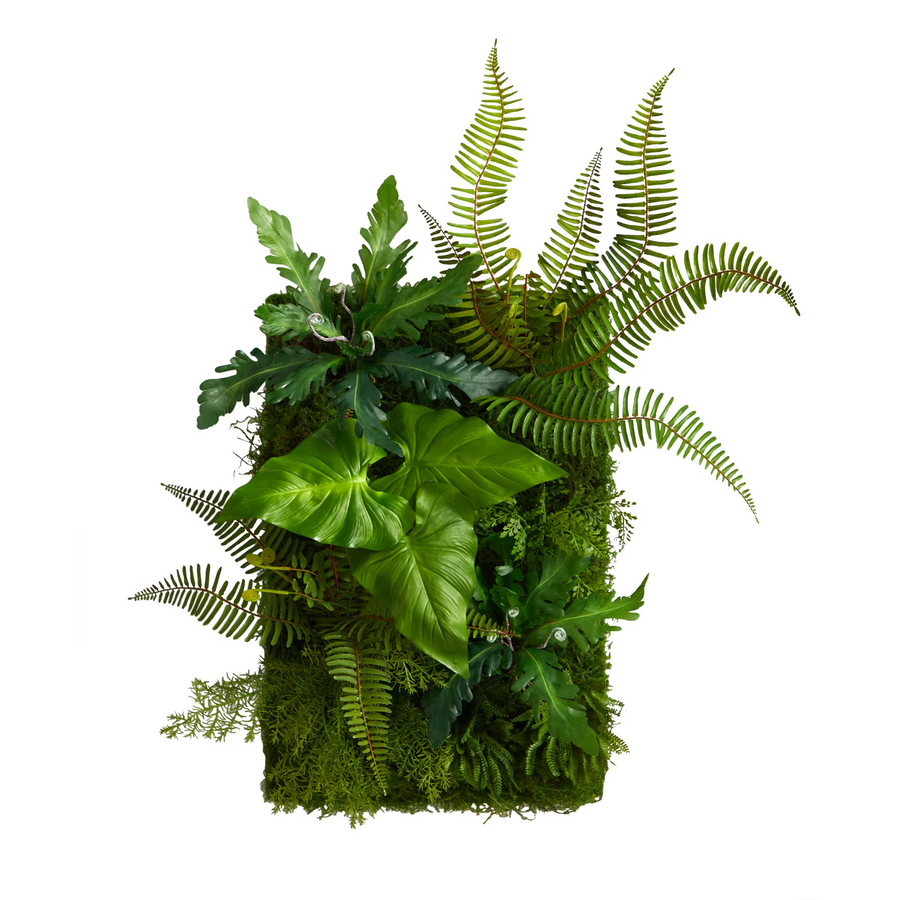 24” x 16” Mixed Foliage Artificial Living Wall