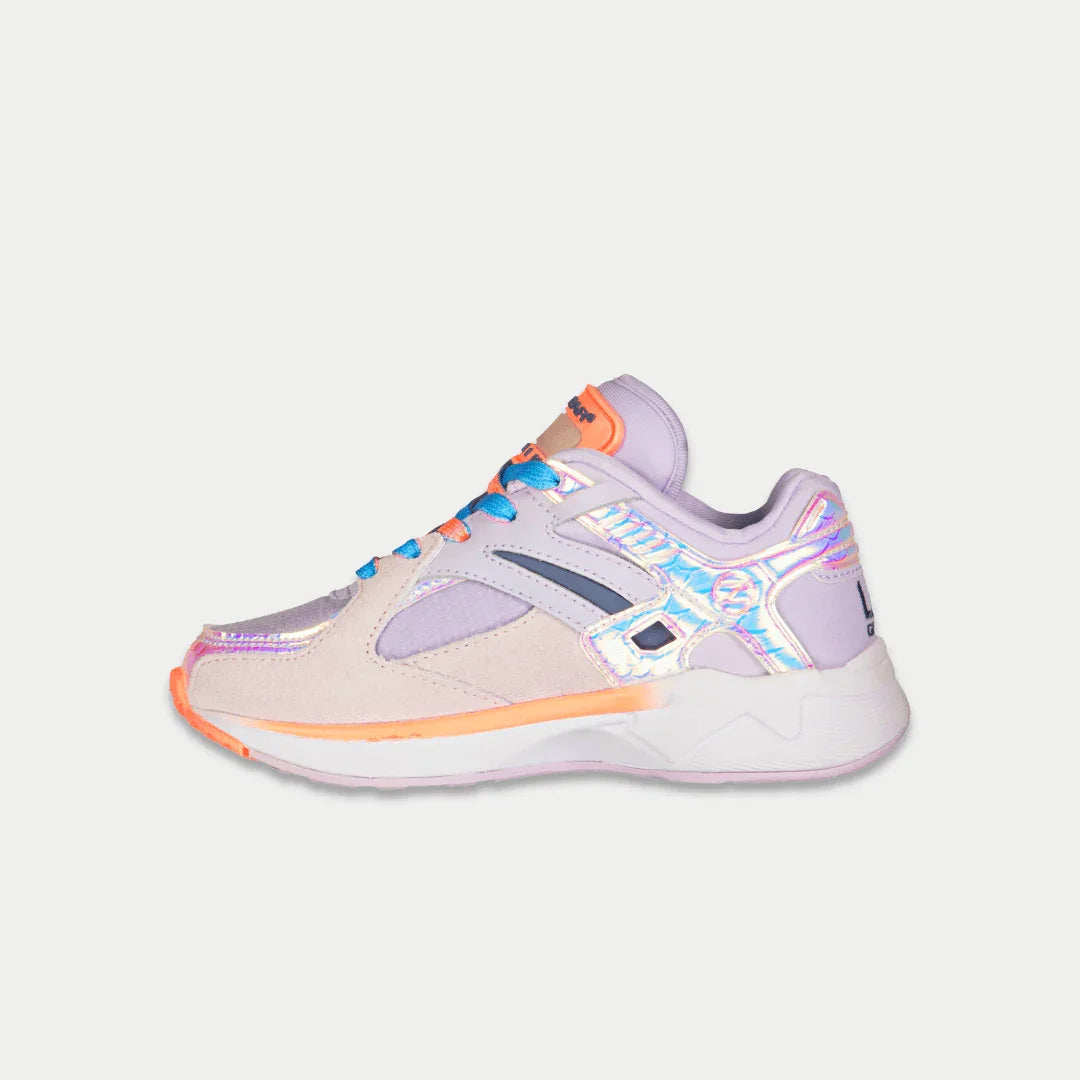 LA Gear Kids Catapult Light-Up Low Top Purple and Orange