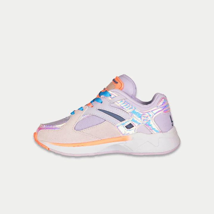 LA Gear Kids Catapult Light-Up Low Top Purple and Orange