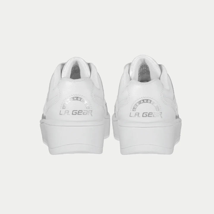 LA Gear Kids Flame Low Top White