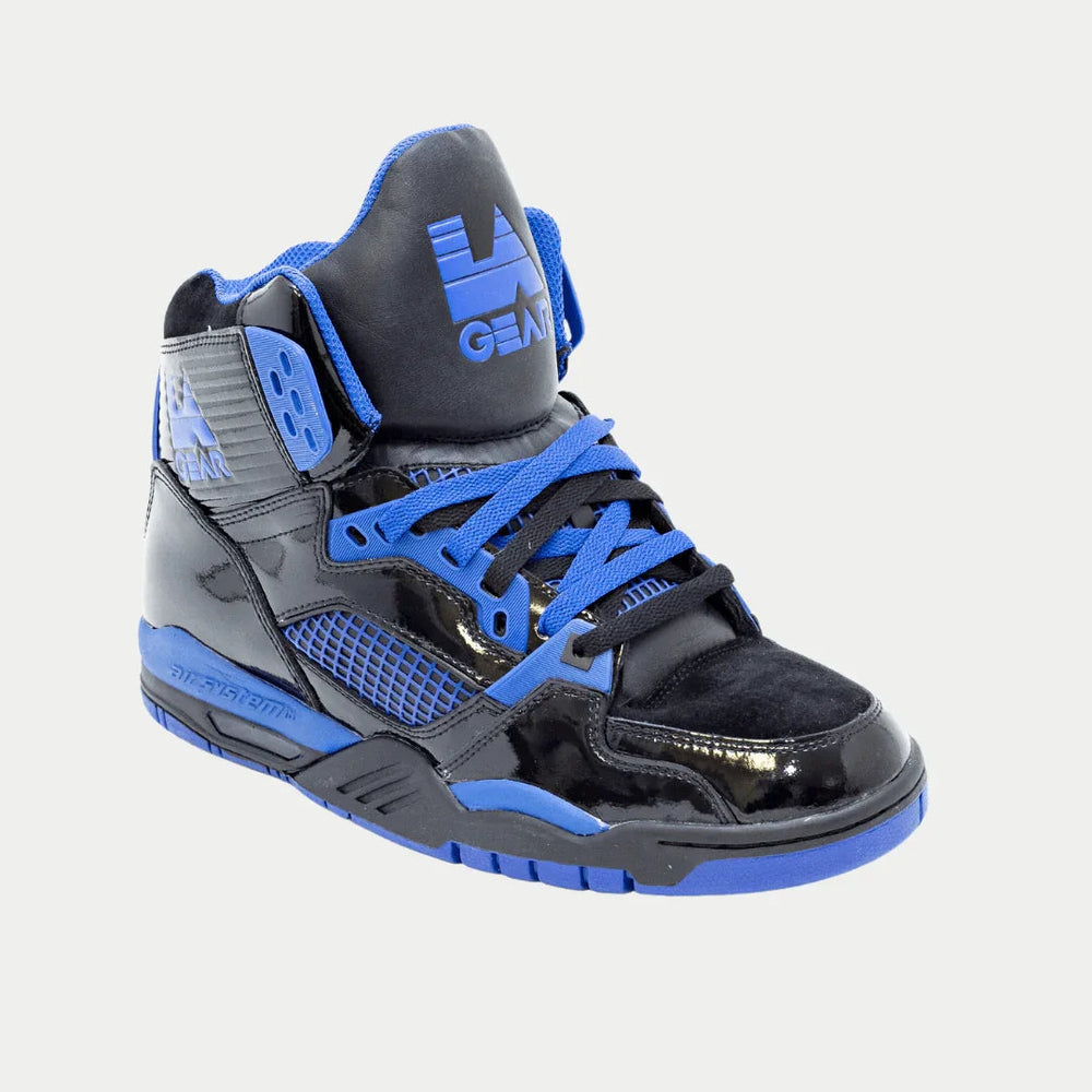 LA Gear Men's KAJ Vintage High-top Blue and Black