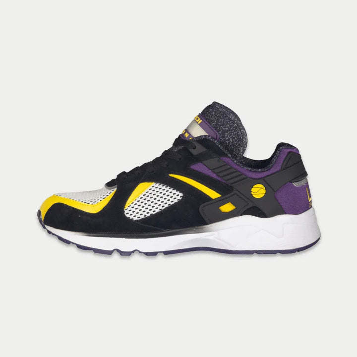 LA Gear Men's Catapult Light-Up Low Top Black x Purple x Yellow