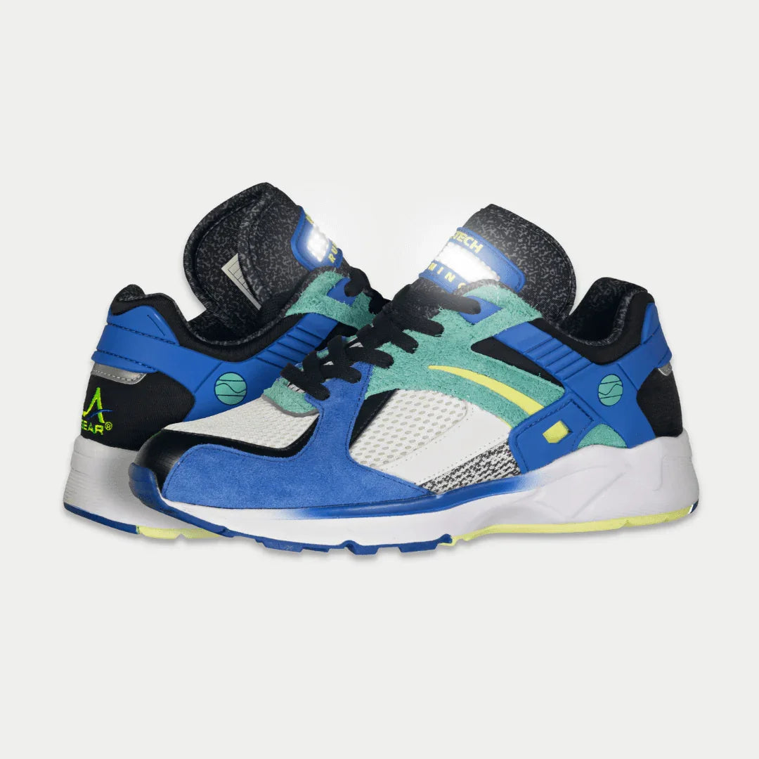 LA Gear Men's Catapult Light-Up Low Top Blue and Green