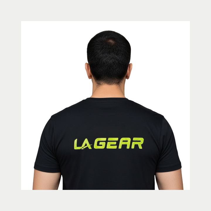 LA Gear Men's Performance Logo Tee Black