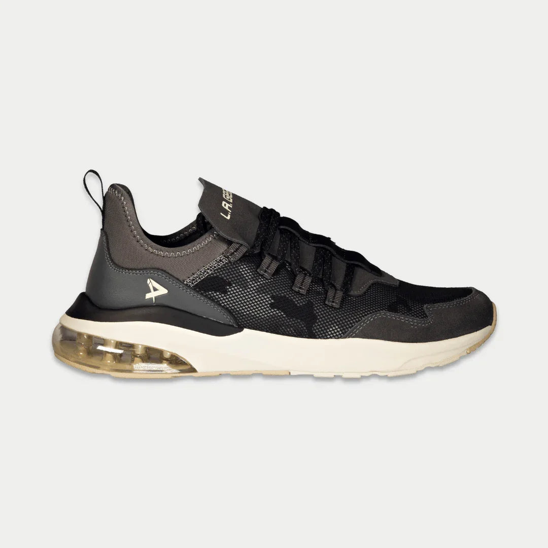 LA Gear Men’s Runyon Low Top Black x Gray