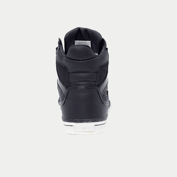 LA Gear Men's Court High Vintage High-top Black Back View.