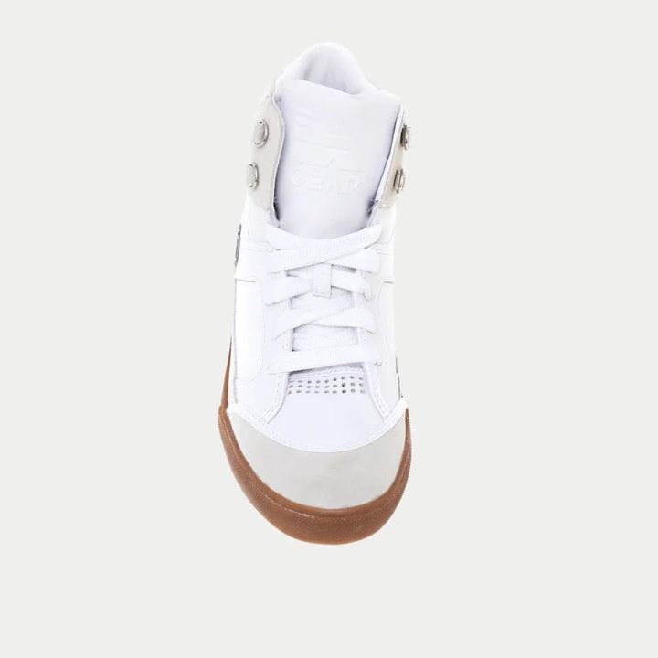 LA Gear Men's Court High Vintage High-top White Front View.