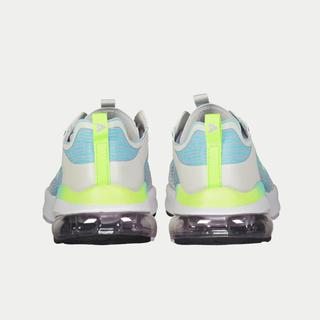 LA Gear Women’s Artesia Low Top Gray and Light Blue