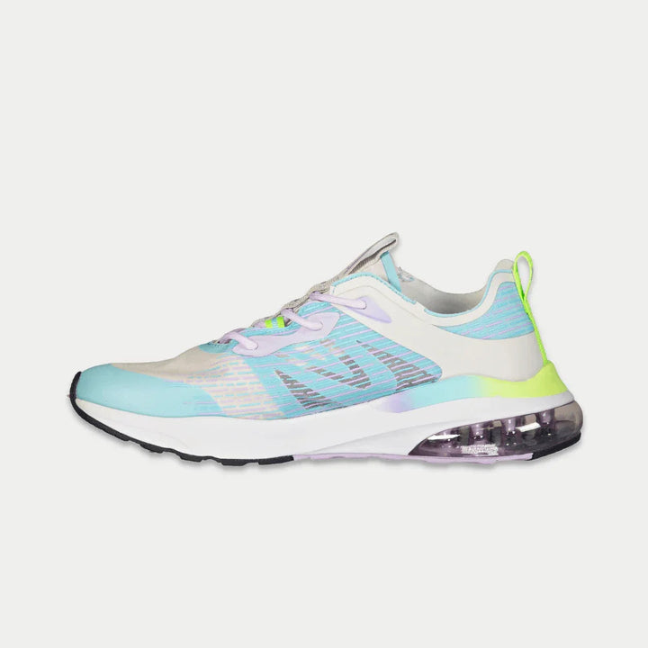 LA Gear Women’s Artesia Low Top Gray and Light Blue