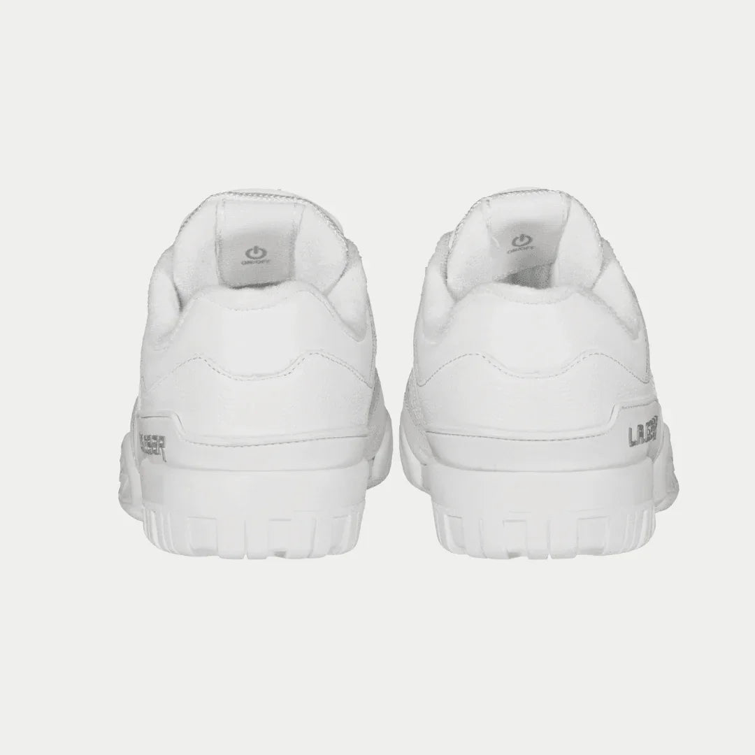 LA Gear Women's Boardwalk Low Top White Back View.
